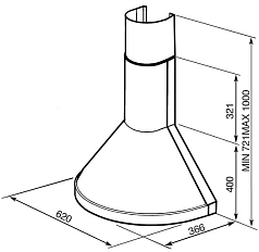 Вытяжка Smeg KSE86AO