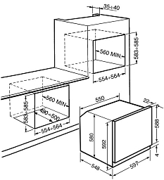 Духовой шкаф Smeg SC112B-8