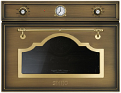 Компактный духовой шкаф с пароваркой Smeg SF4750VCOT