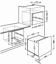 Духовой шкаф Smeg SC800AVO9
