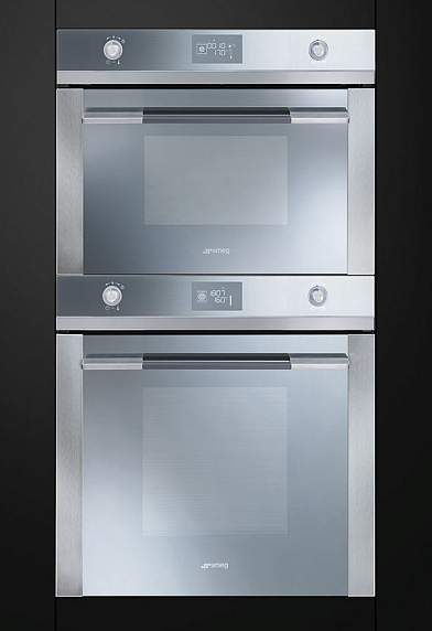 Компактный духовой шкаф с пароваркой Smeg SF4120VC preview 4