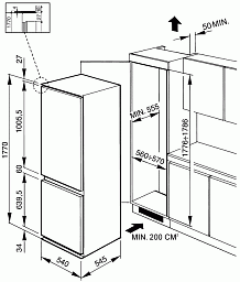 Холодильник Smeg CR324P1
