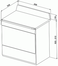 Варочный центр Smeg TR90BL
