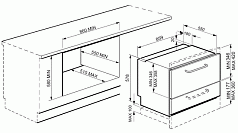 Встраиваемая посудомоечная машина Smeg STO905