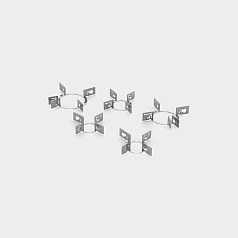 Набор решеток Smeg KPDSN75F