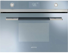 Компактный духовой шкаф с СВЧ Smeg SF4120MCS