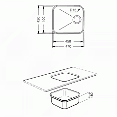 Мойка Smeg BST45