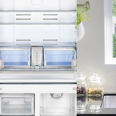 Зона свежести с подсветкой Natural Plus Blu Light