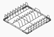 Кассета для тарелок Smeg WB50D01