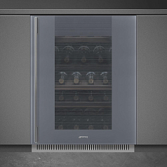 Встраиваемый холодильный шкаф для вина Smeg CVI138RS3