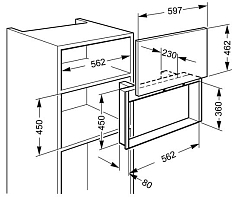 Лифтовая дверца Smeg PMO100-2