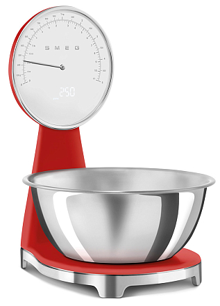 Кухонные весы Smeg KSF01RDWW фото 8 Кухонные весы Smeg KSF01RDWW preview 8