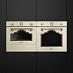 Купить Компактный духовой шкаф с пароваркой Smeg SF4750VCPO1 preview 3