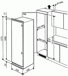 Холодильник Smeg FR320P