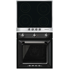 Комплект Smeg Victoria черный (SI964XM, SF6905N1)