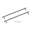 Комплект боковых релингов + логотип Smeg KITKCX-2