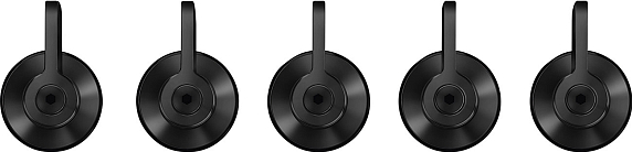 Набор ручек для варочных поверхностей Smeg 5MP3MB preview 1