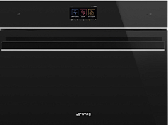 Компактный духовой шкаф с функцией СВЧ Smeg SF4604WMCNX