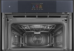 Компактный духовой шкаф с пароваркой Smeg SO4104APG