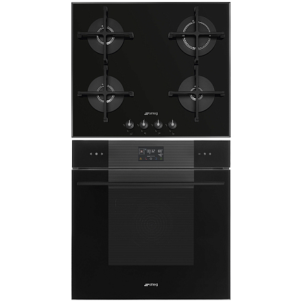 Комплект Smeg Linea черный (PV164B3, SOP6102S2PB3) preview 1