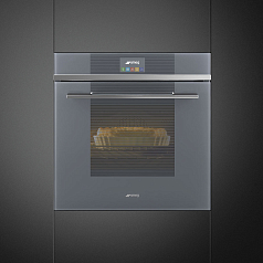 Духовой шкаф с функцией пароувлажнения Smeg SF6104STS