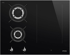 Комплект Smeg Classica нержавеющая сталь / черный (PM3643D, SF6301TVX)